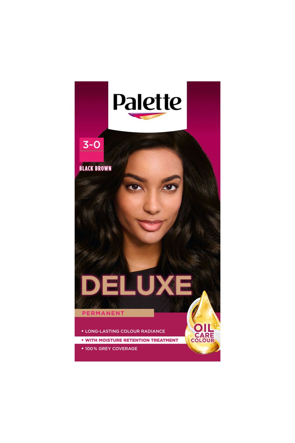 Schwarzkopf Deluxe Creme Colouration 3-0 Black Brown 'Hair Dye', 2 Pack image 2