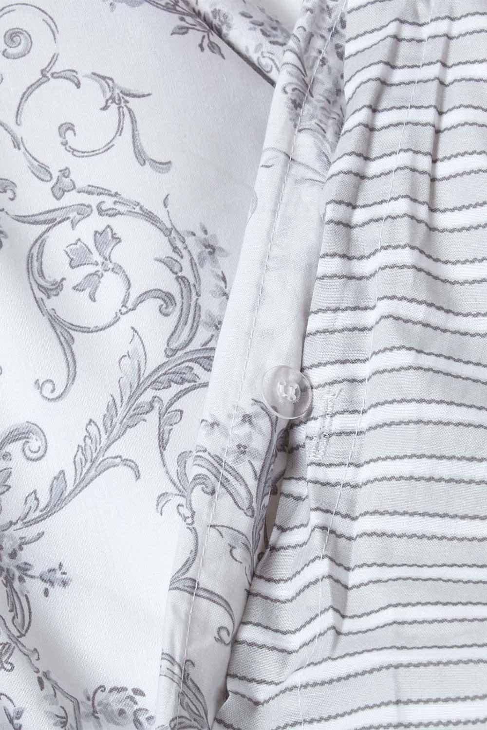 Homescapes French Toile Patterned Duvet Cover Set image 4