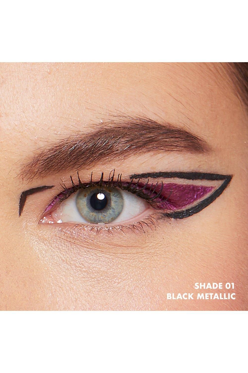 NYX Professional Makeup Epic Wear Metallic Liquid Liner Black Metal image 2