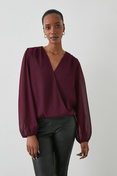 Principles Wrap Top Berry