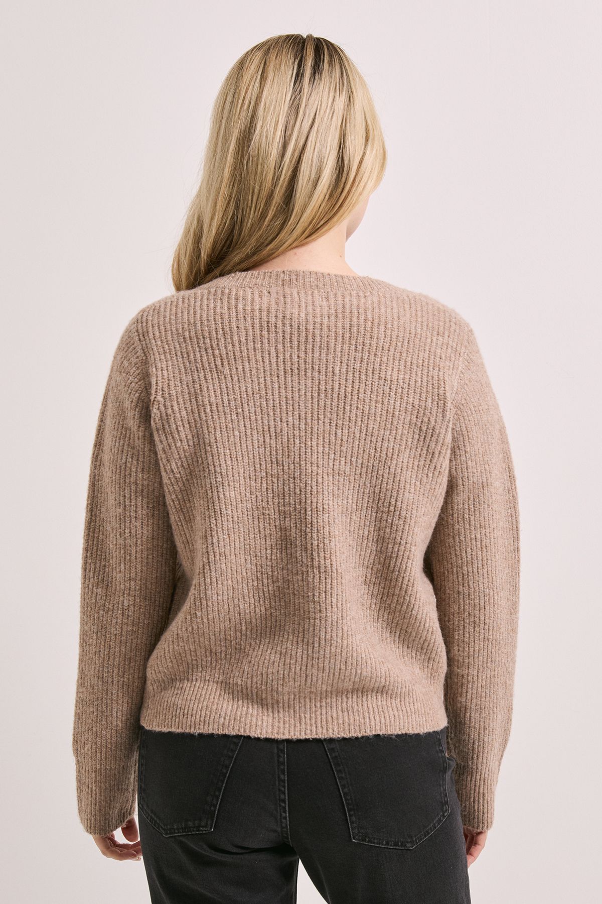 Dorothy Perkins Neutral Leopard Bow Detail Cardigan Neutral image 3