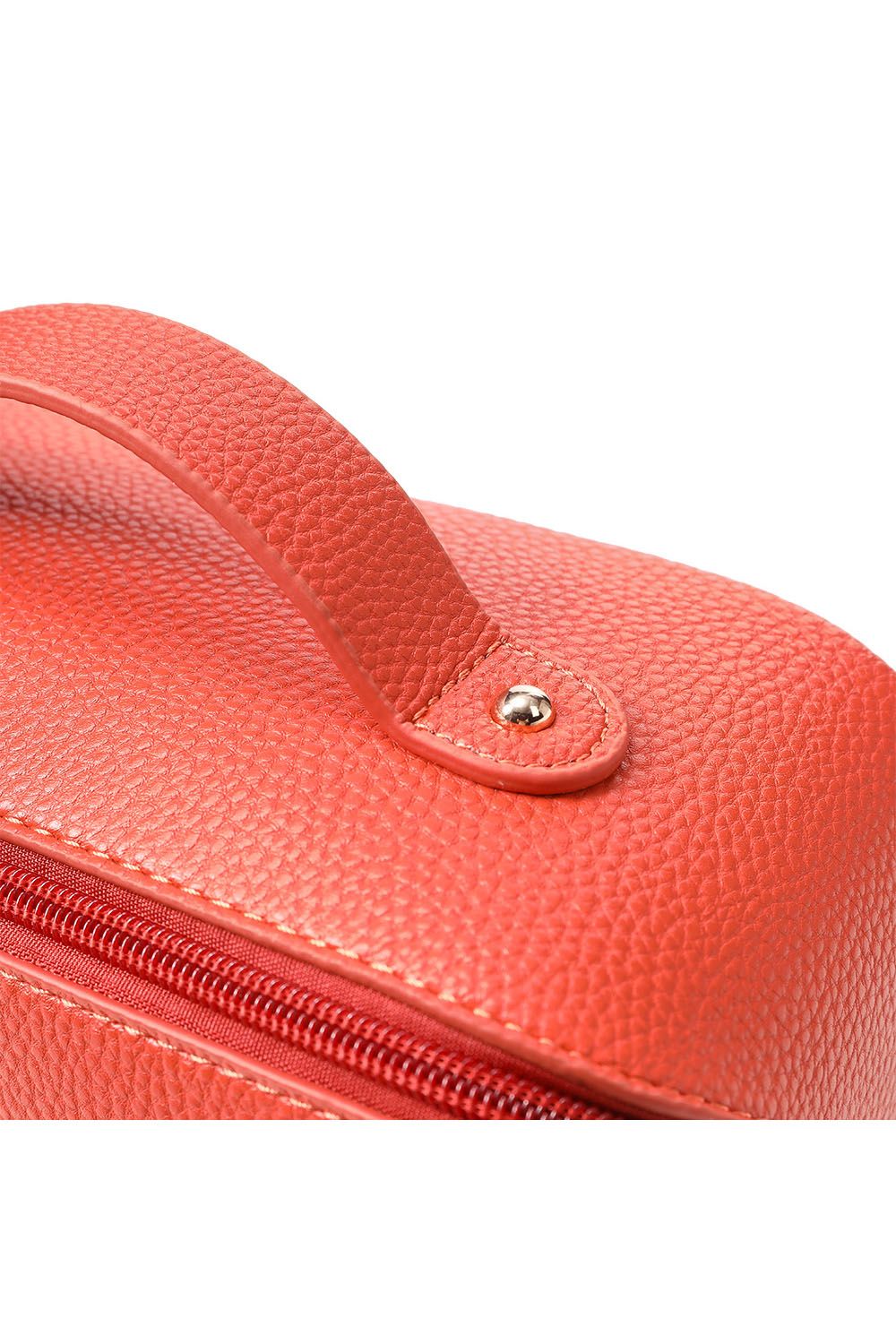 SHEONLY Large Flat Lay Capacity Cosmetic Bag Toiletry Bag Makeup Makeup Storage Wash Bag Travel with Handle and Divider for Women Girls For Home Dormitory image 4