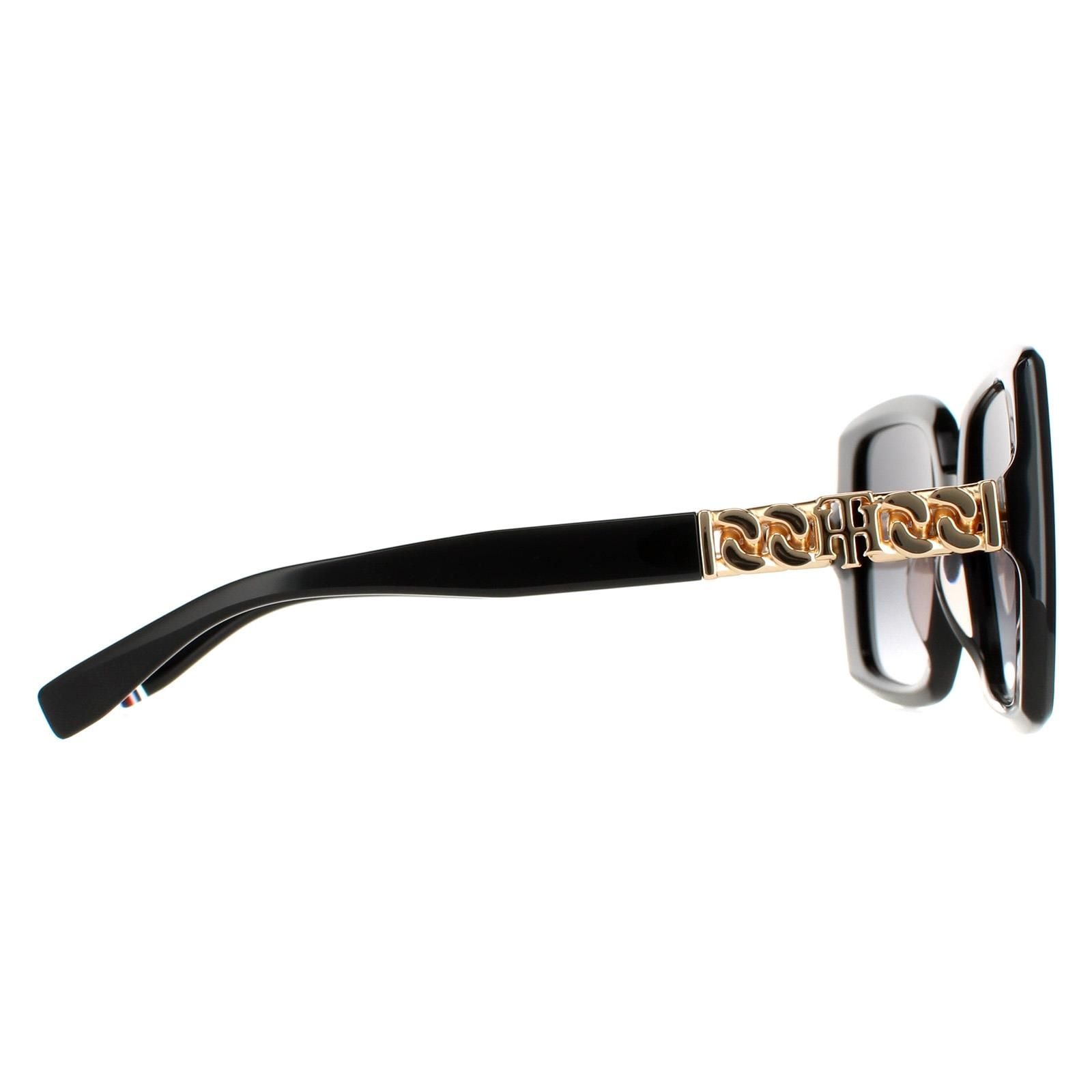 Tommy Hilfiger Square Black Dark Grey Gradient TH 1894/S image 4