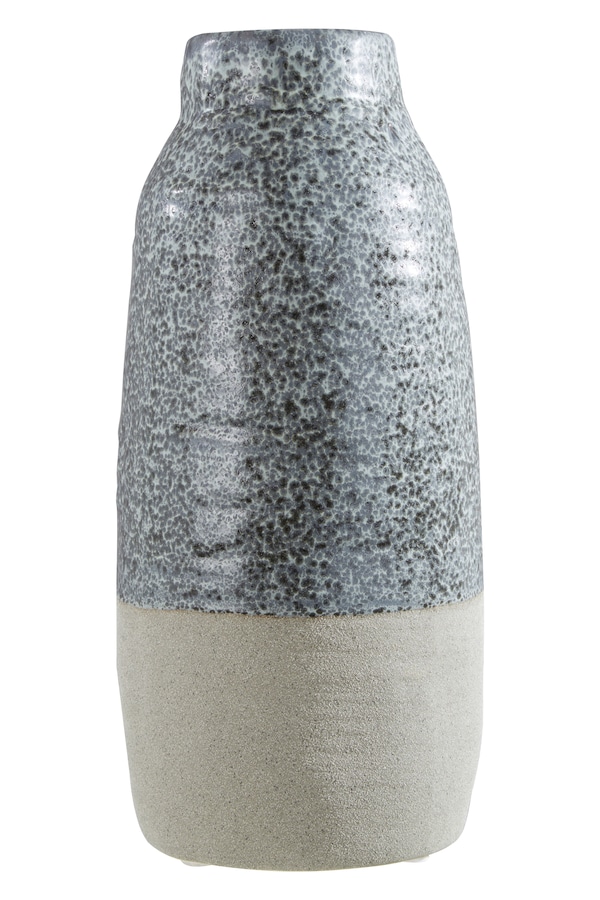 Orsina Handcrafted Large Vase, Glazed Finish Flower Vase, Versatile Stoneware, Portable Large Pottery Vase