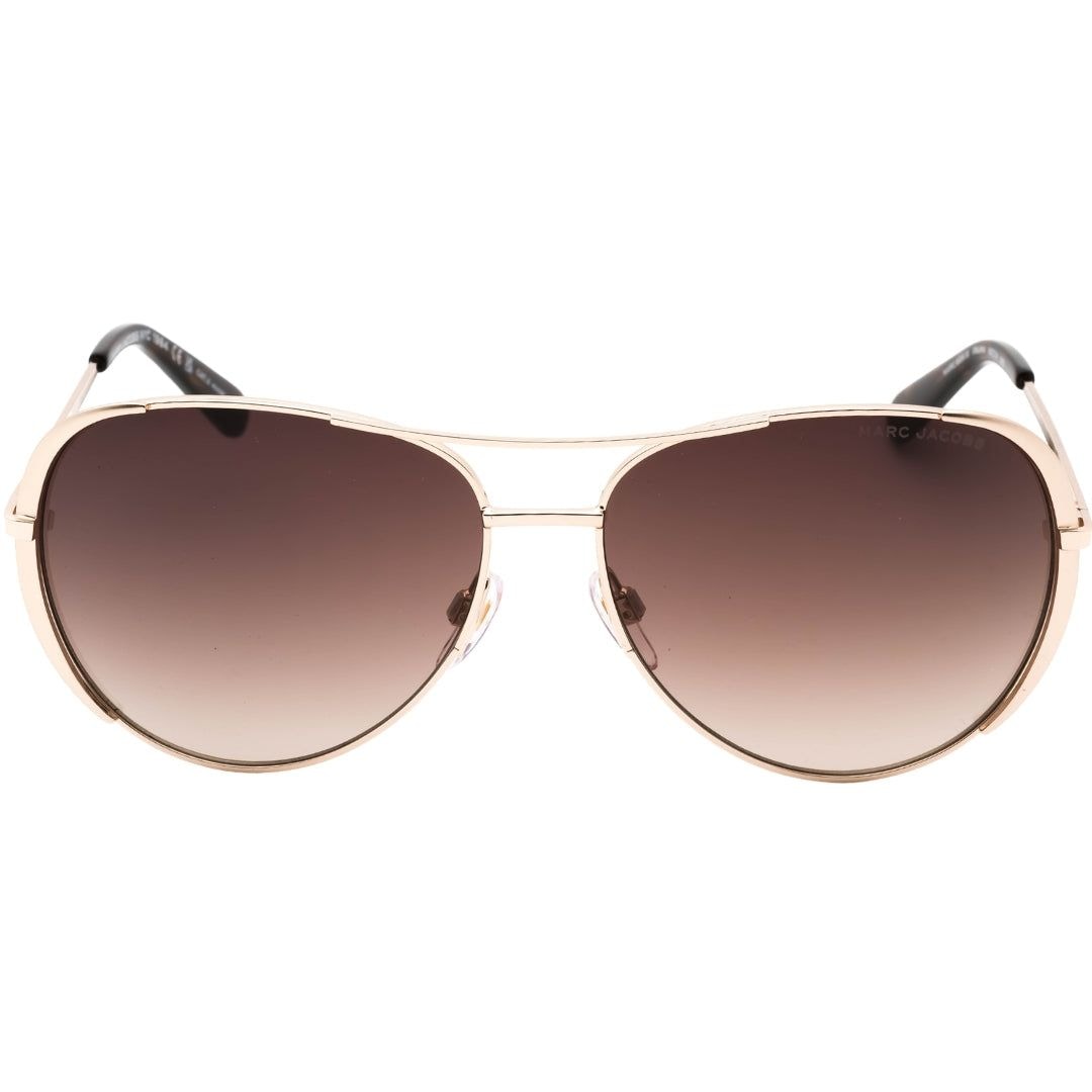 Marc Jacobs Brown SF Lens Gold Sunglasses