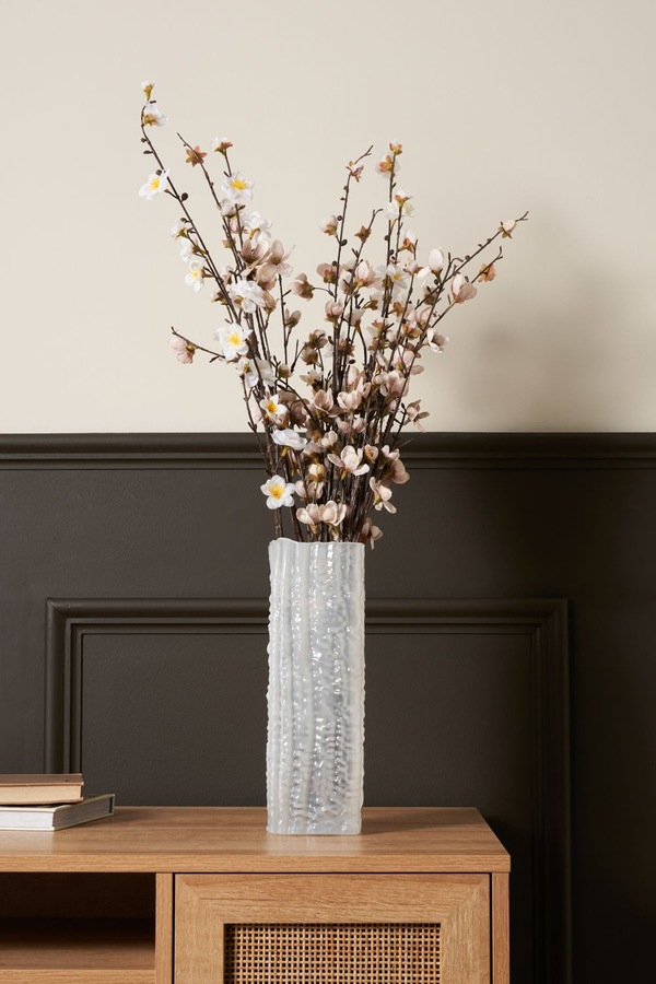 BHS Milky Glass Vase