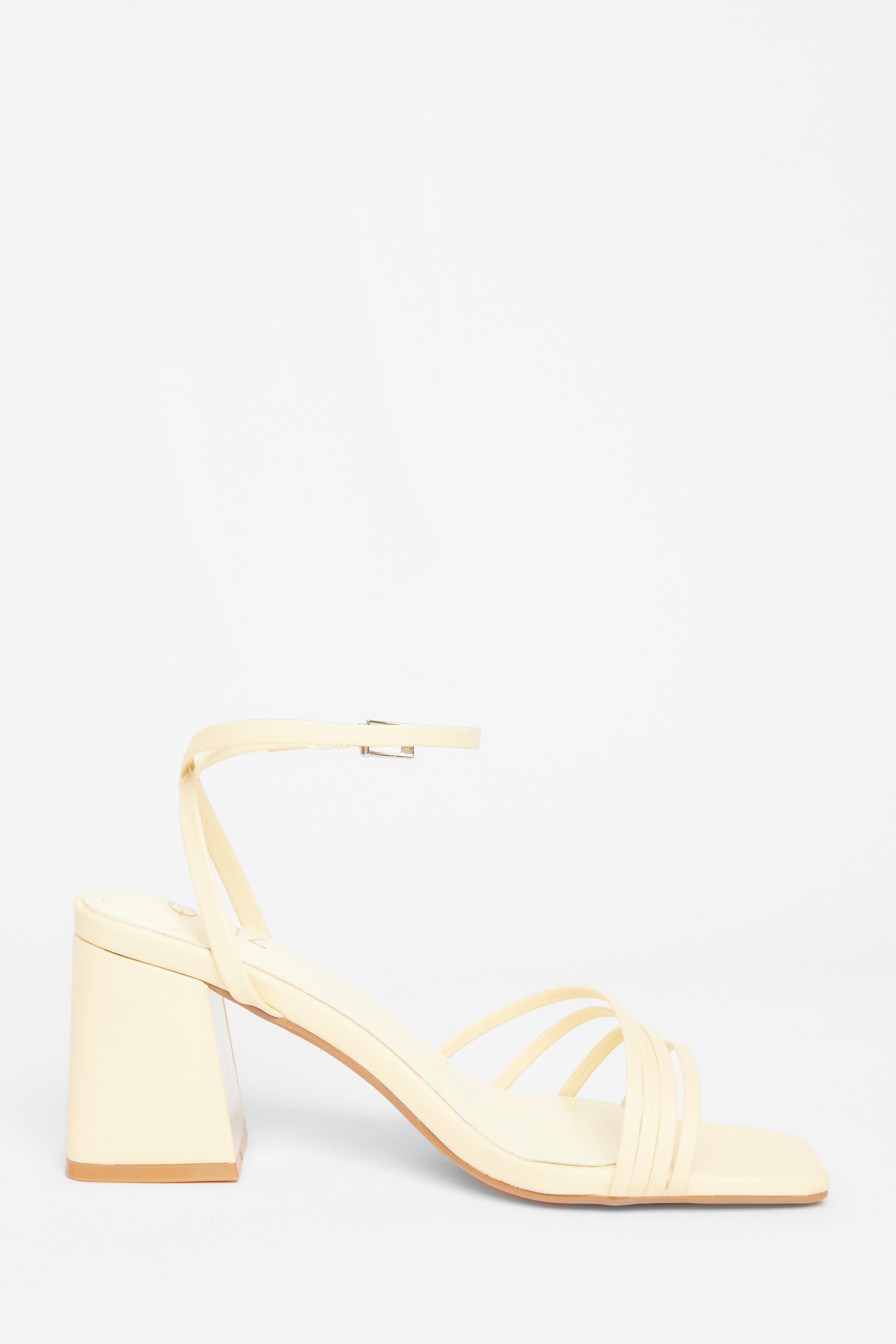 Quiz Lemon Strappy Heels image 5