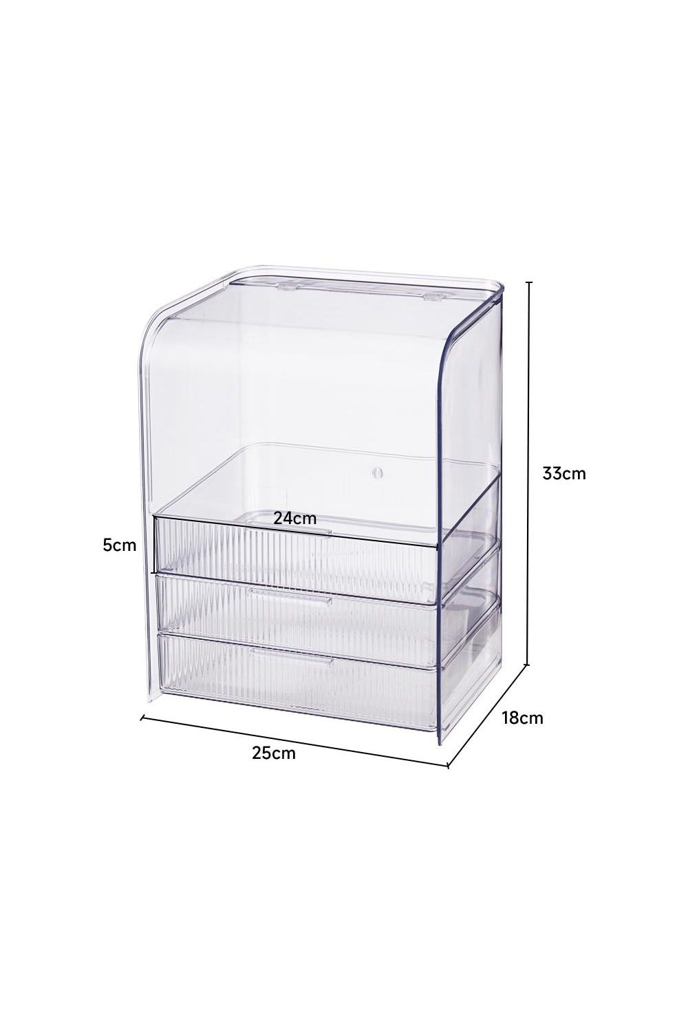 SHEONLY Large Capacity Makeup Organizer with 2 Drawers for Vanity image 6