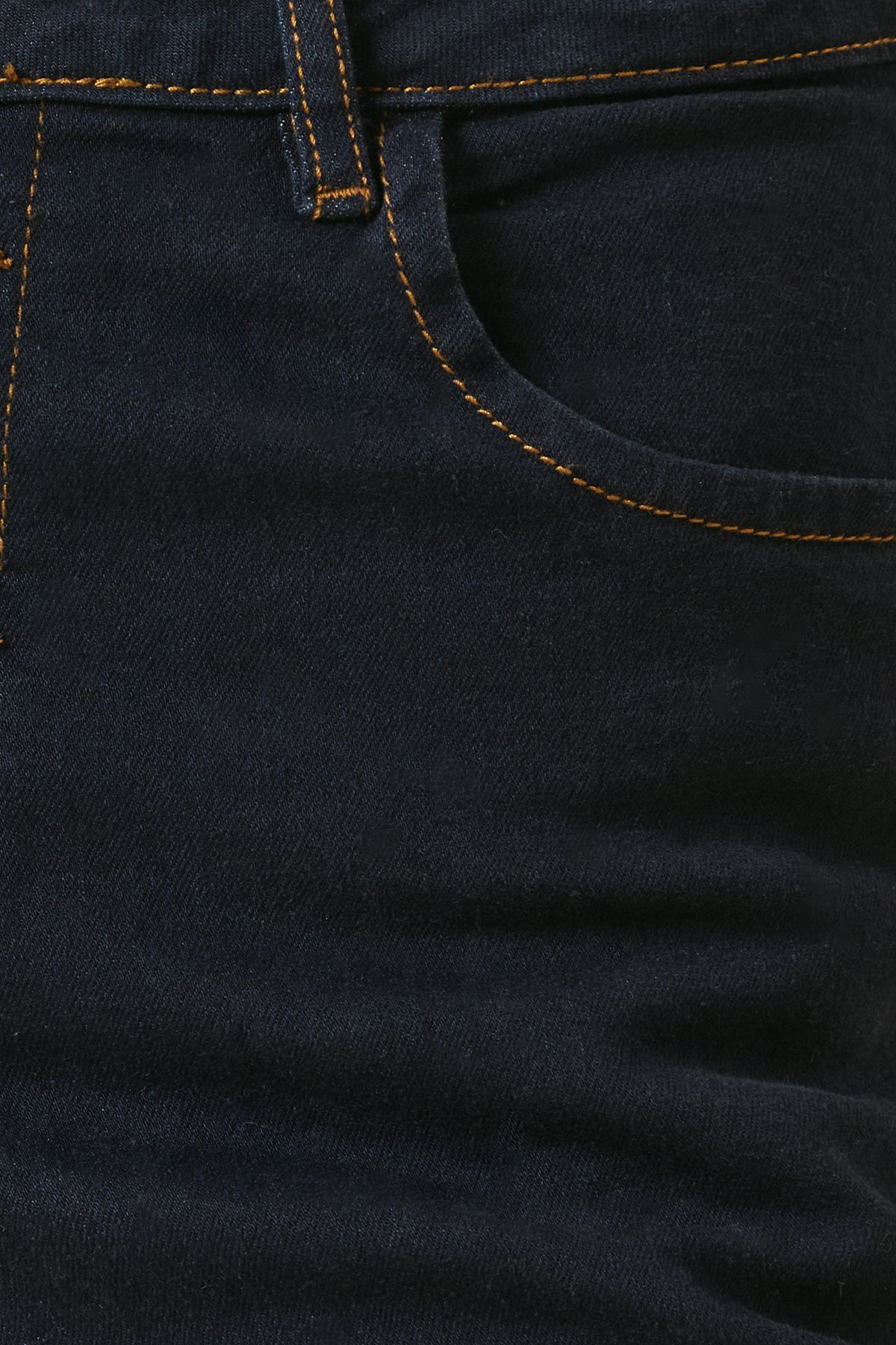 Dorothy Perkins High Rise Straight Button Detail Jeans Blue/black image 5