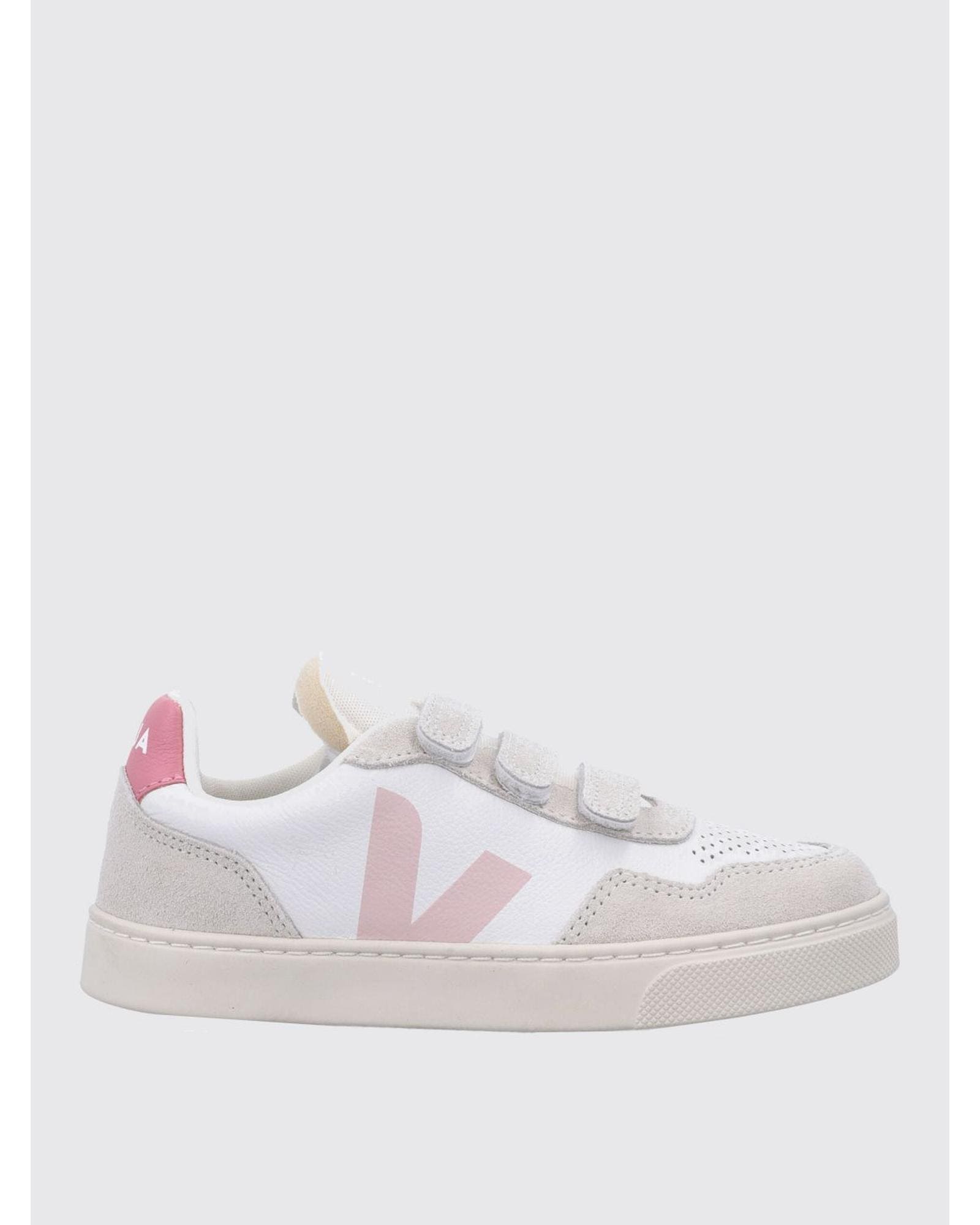 Veja Esplar Kids Velcro Strap Sneaker - White image 1