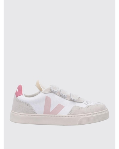 Veja Esplar Kids Velcro Strap Sneaker - White