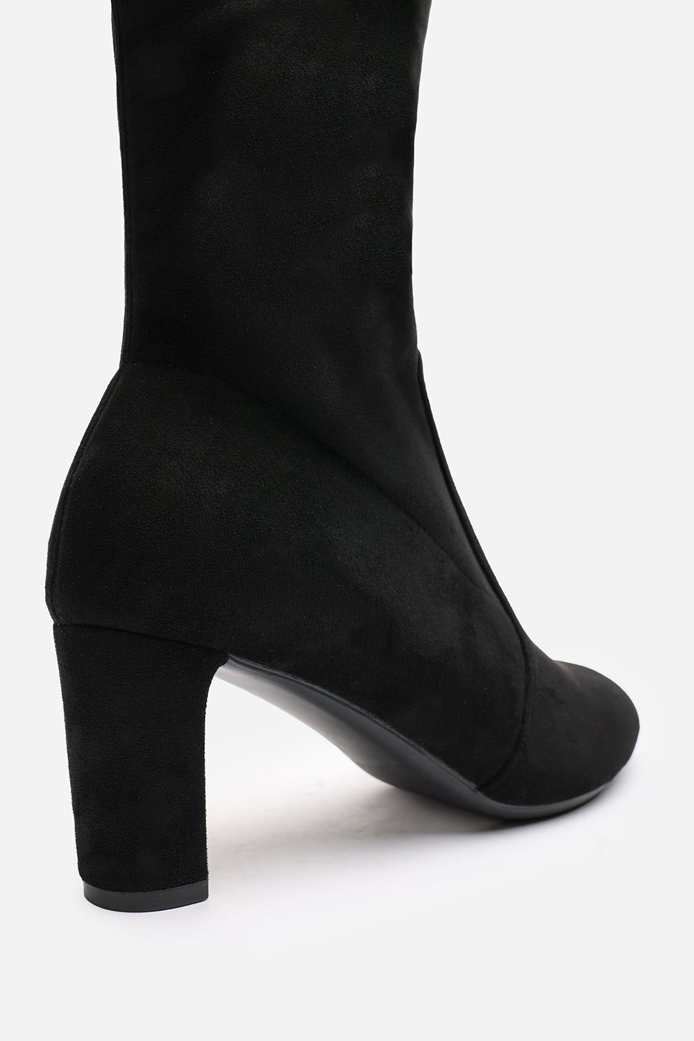 Where's That From 'Sonya' Suede Block Heel Over The Knee Boots image 5