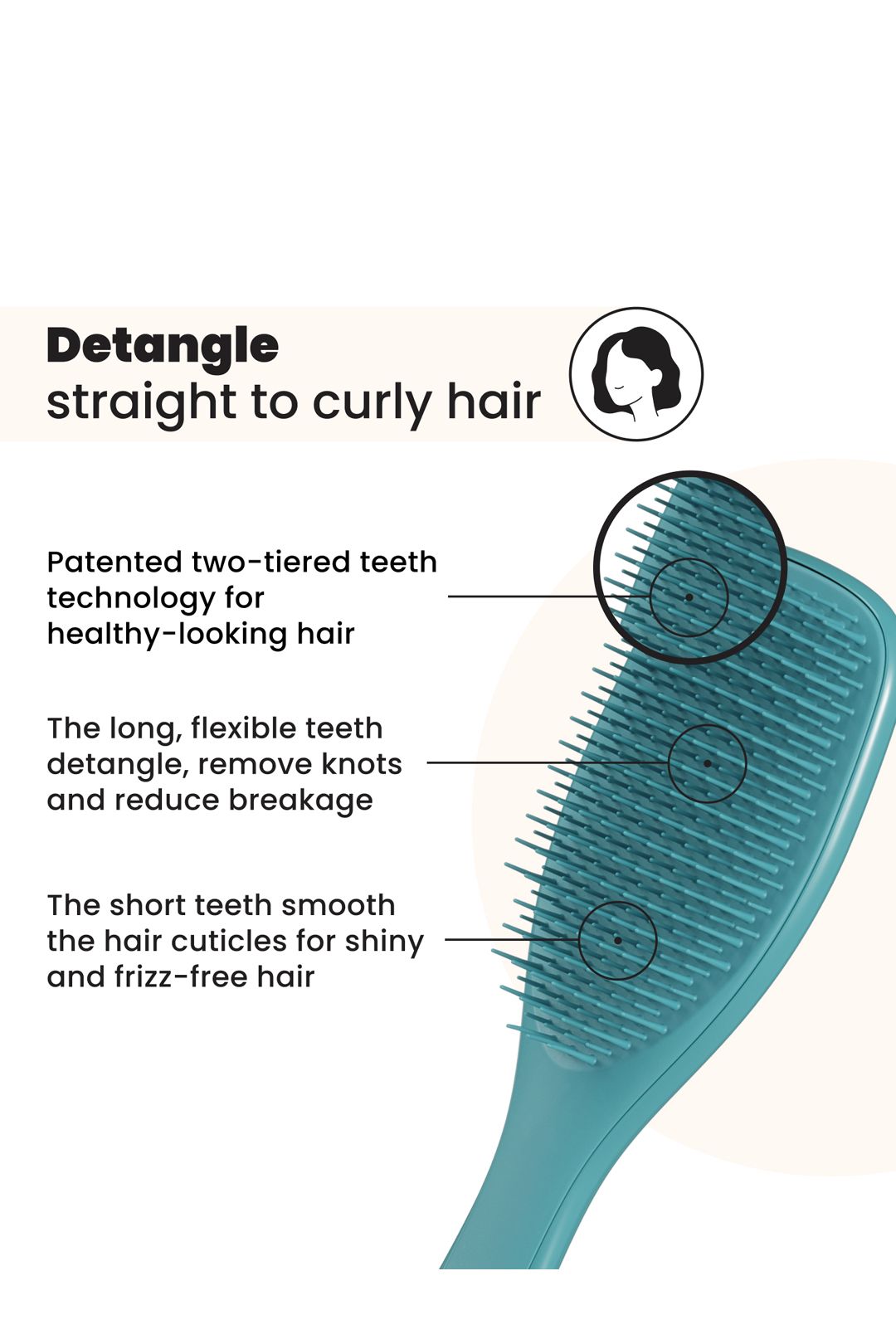 Tangle Teezer The Ultimate Detangler Transformative Teal Transformative Teal image 2