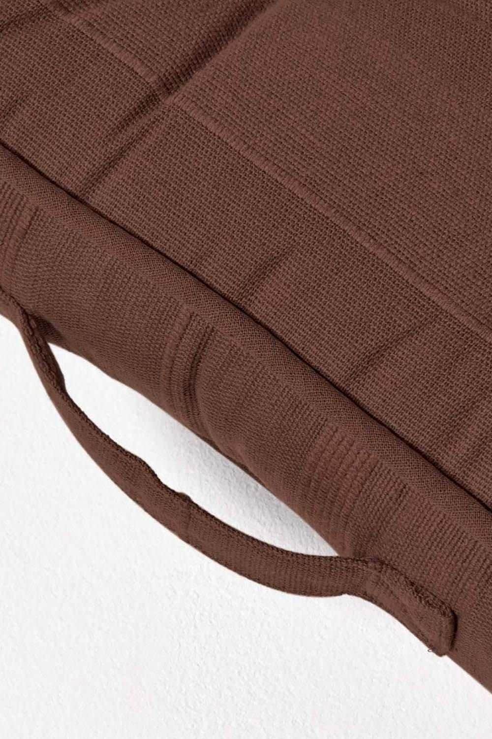 Homescapes Rajput Ribbed Cotton Floor Cushion image 4