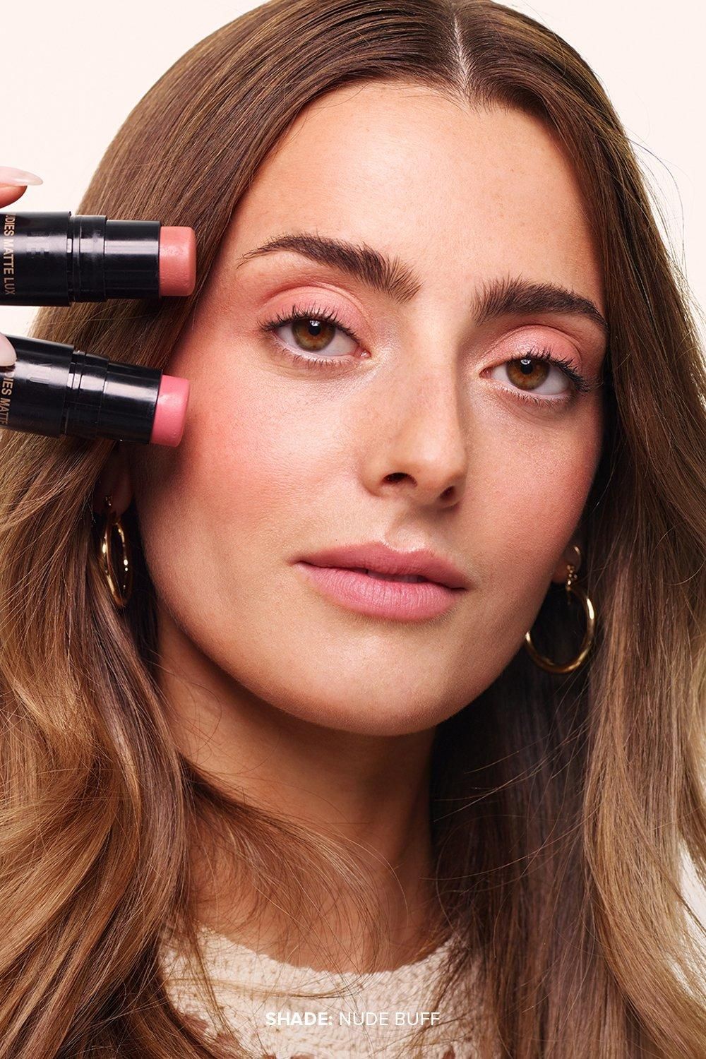 Nudestix Nudies Matte Lux - All Over Face Blush Nude Buff image 2