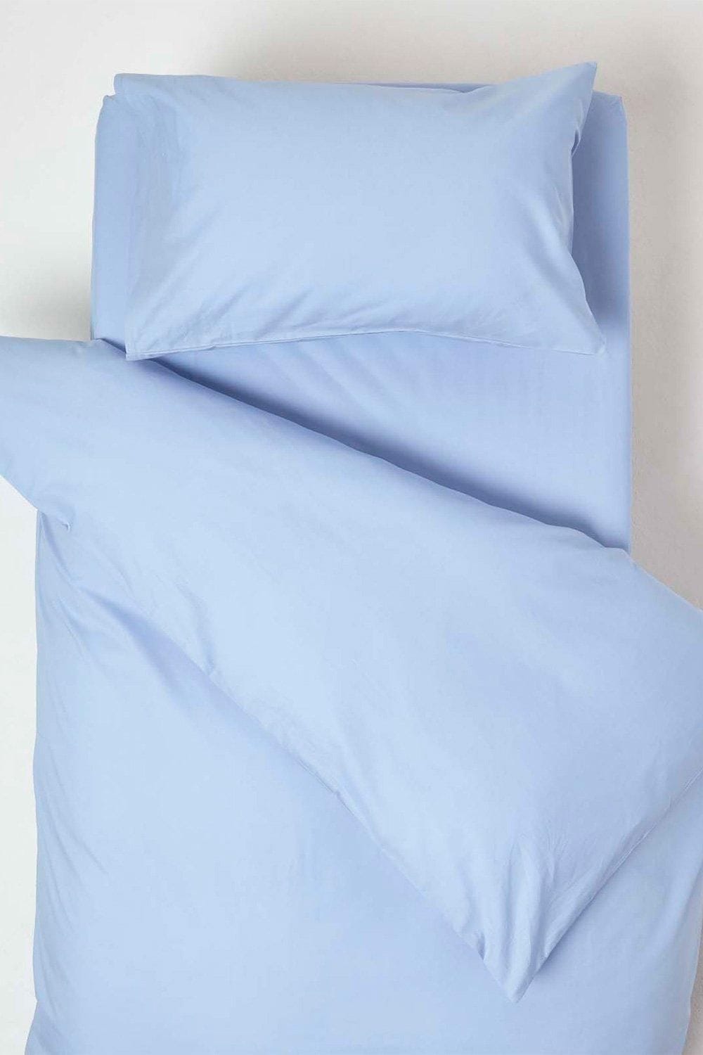 Homescapes Cotton Cot Bed Duvet Cover Set 200 Thread Count image 1