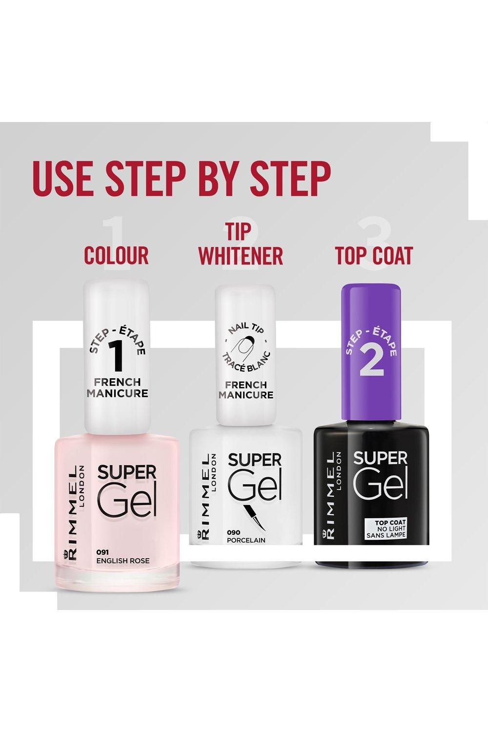 Rimmel London Super Gel Nail Polish 91 English Rose image 4