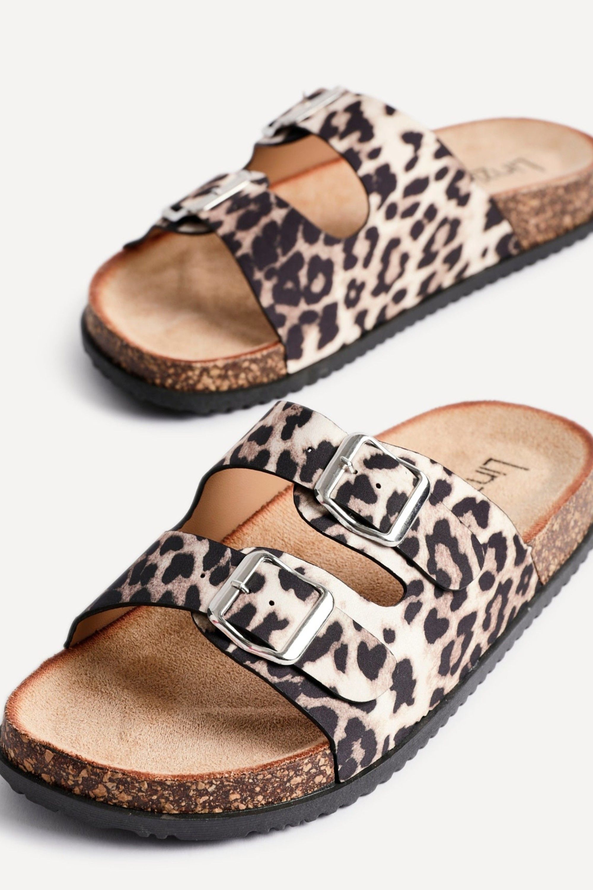 Linzi Drift Leopard Print Slider Sandals image 5