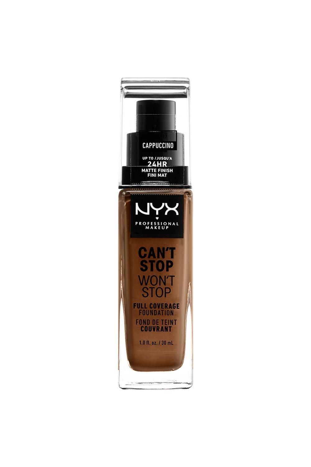 NYX Professional Makeup Can't Stop Won't Stop Full Coverage Foundation Cappucino image 1