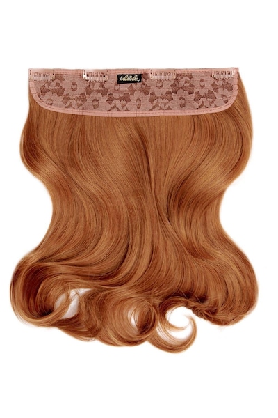 Lullabellz Thick 16 1 Piece Curly Clip In Hair Extensions Mixed Auburn