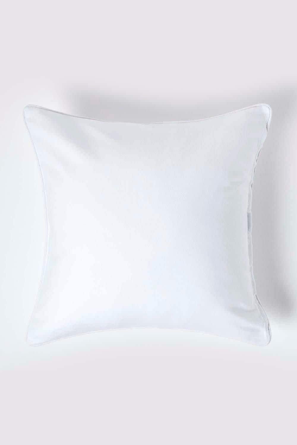 Homescapes Cotton Plain Cushion Cover image 1