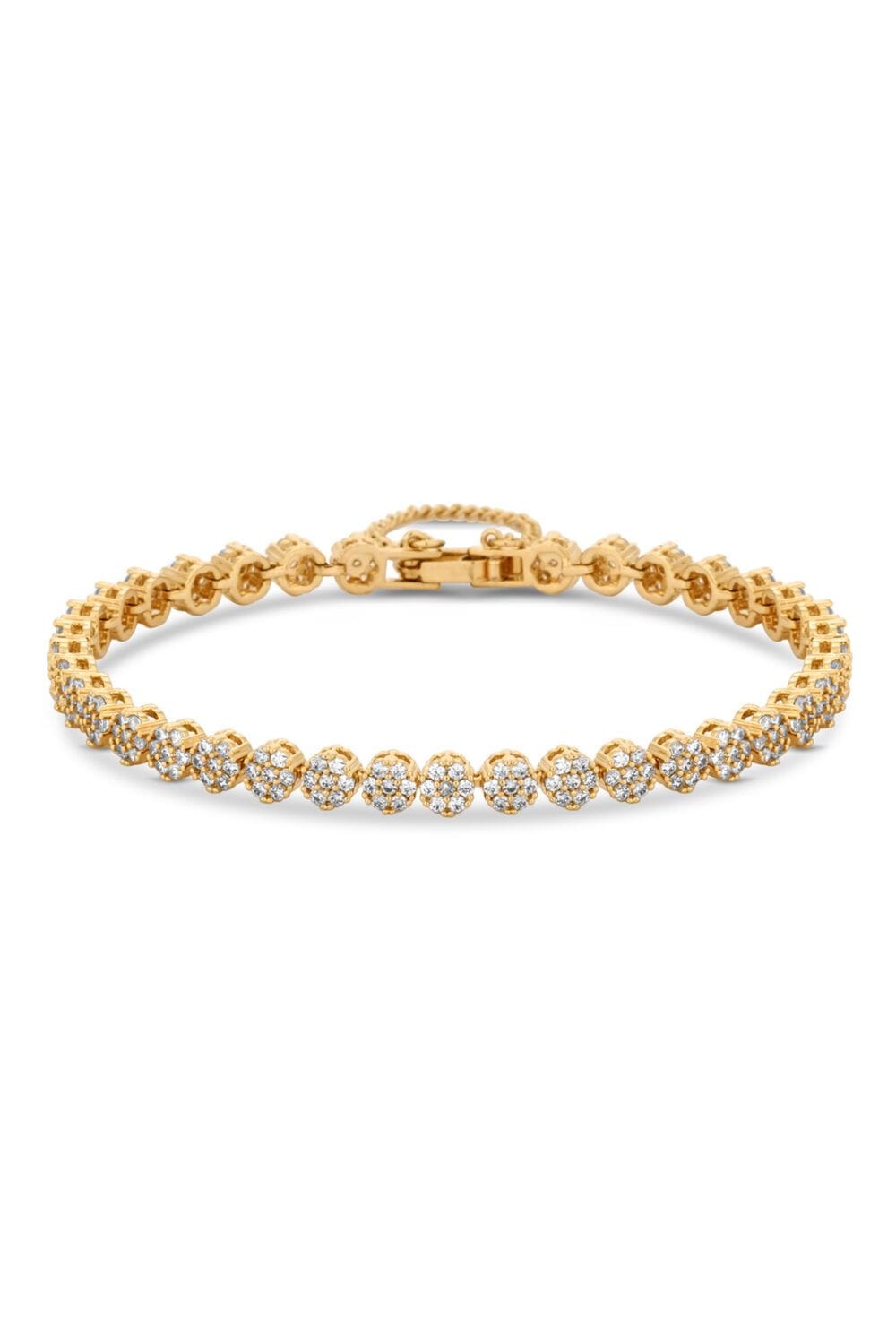 Jon Richard Bridal Gold Cubic Zirconia Bracelet image 1