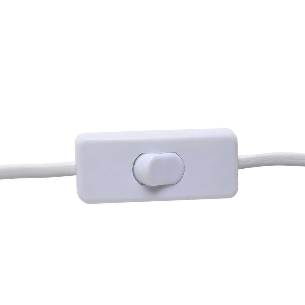 Hestia White Short Textured Table Lamp image 5