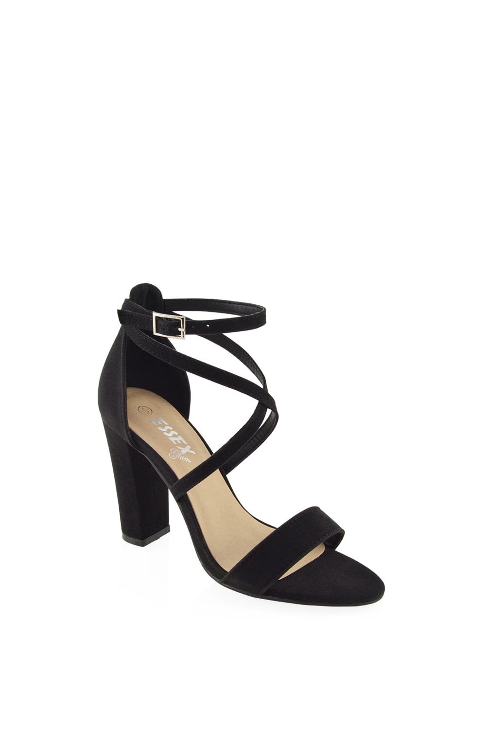 XY London 'Briella' Strappy High Block Heel Sandals image 2