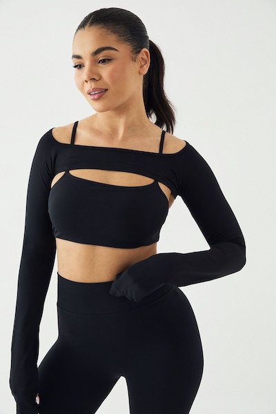 DSGN Studio DSGN Studio Sport Ultra Contour Seamless 2in1 Top Black