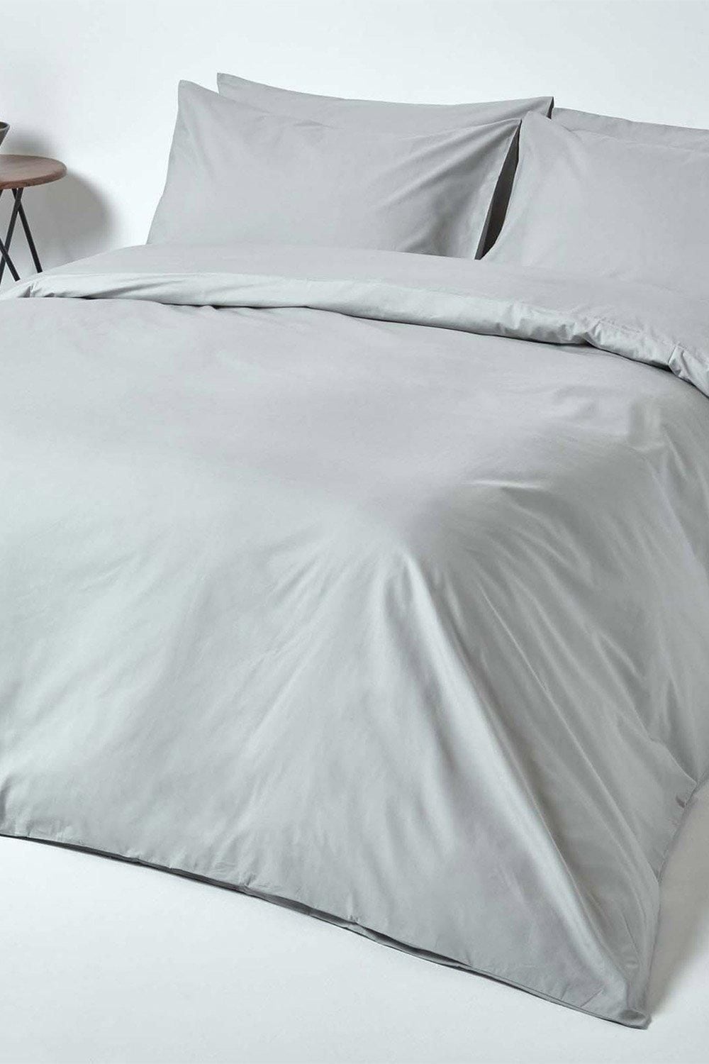 Homescapes Egyptian Cotton Duvet Cover with Pillowcase, 200 TC image 2