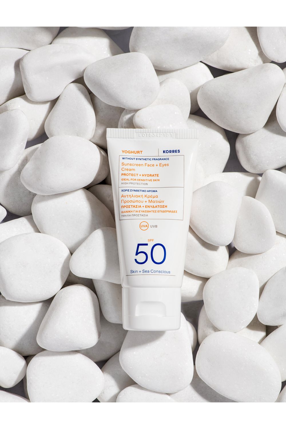 Korres Yoghurt Sunscreen Face + Eyes Cream SPF 50 50ml Multi image 3