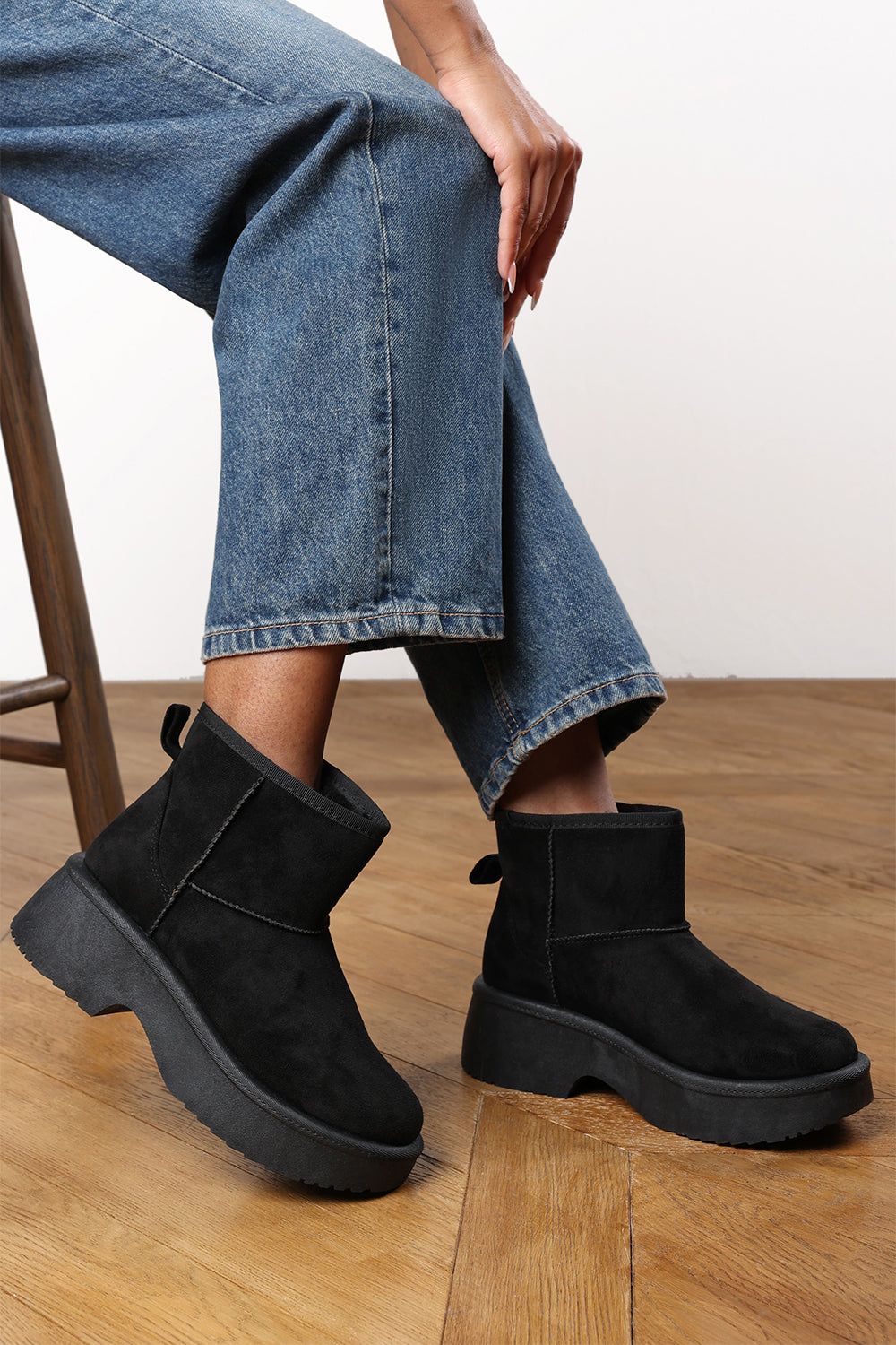 Where's That From 'Esme' Platform Ankle Boots image 1