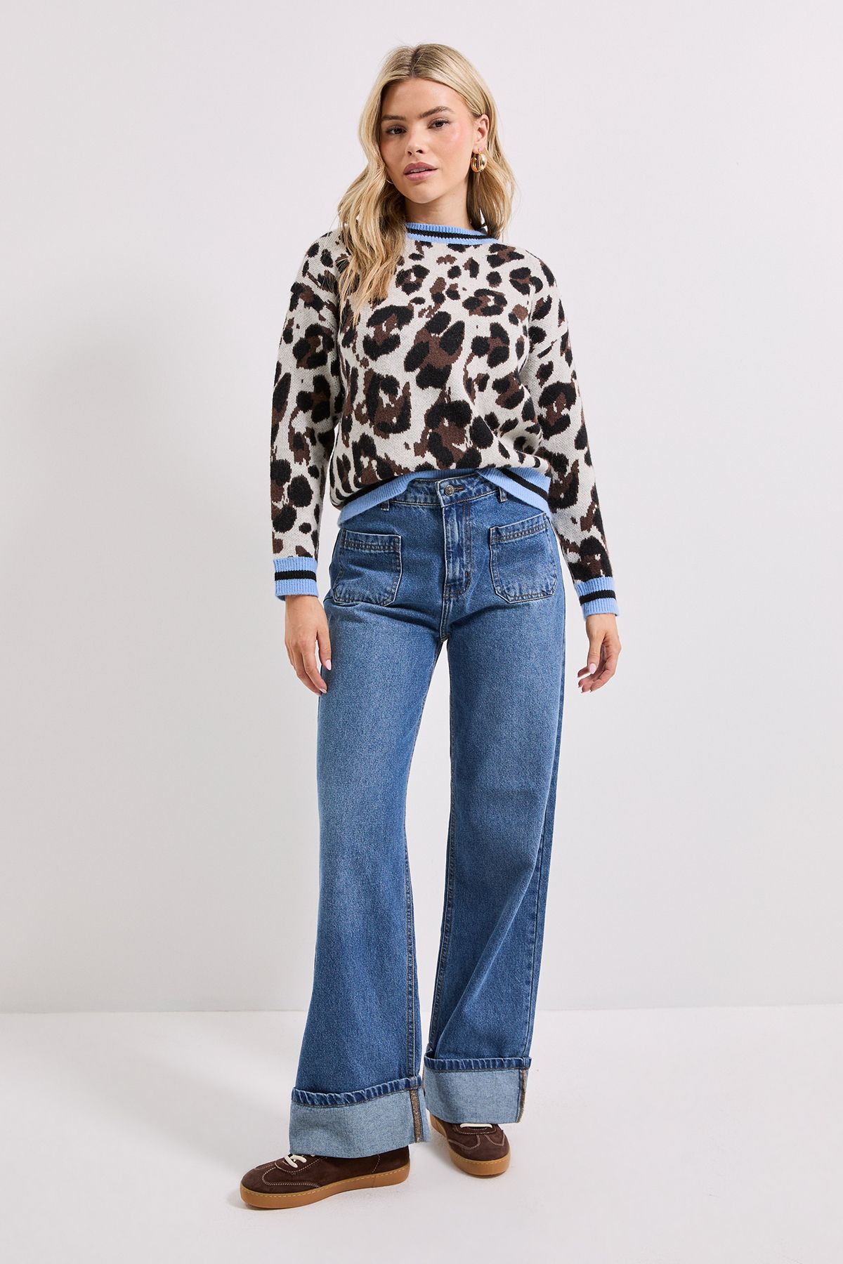 Dorothy Perkins Leopard Knitted Jumper Leopard image 2