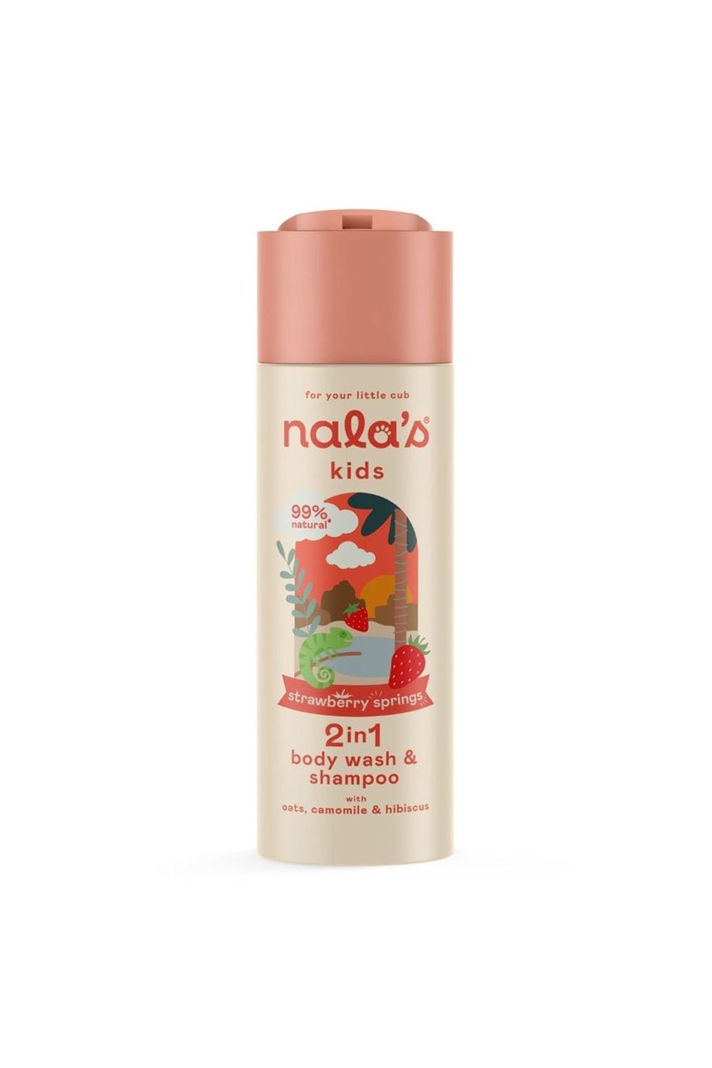 Nala's Baby Nala's Kids 2in1 Wash & Shampoo Strawberry Springs 200ml Multi image 1