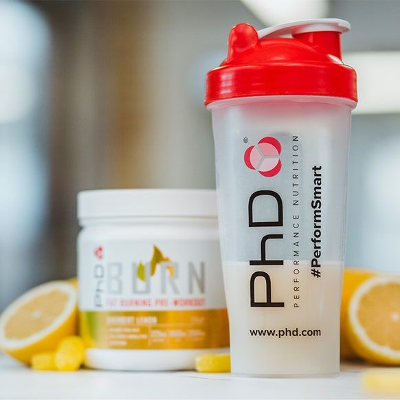 PhD Nutrition Burn Pre-Workout Powder Sherbert Lemon 200G image 3