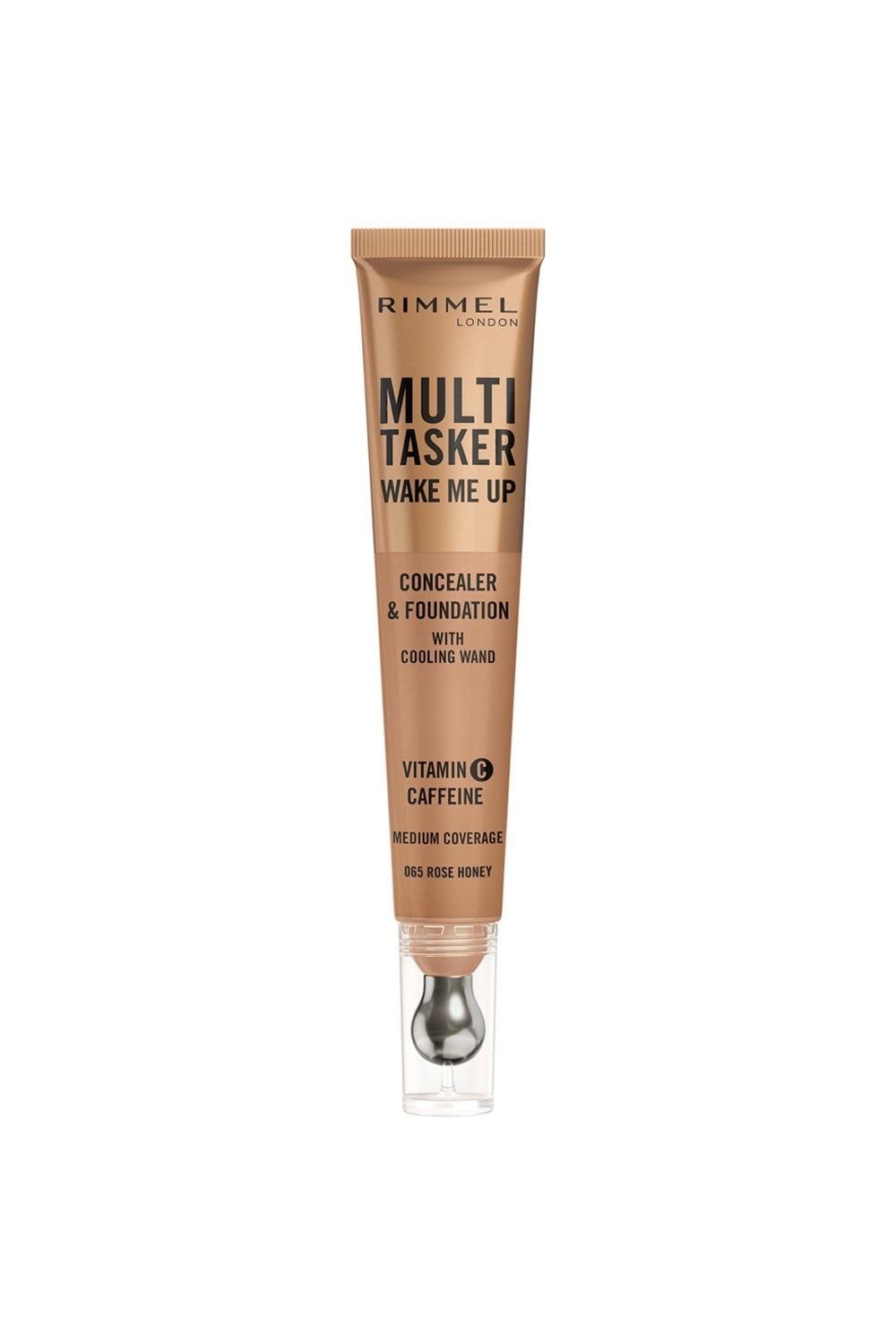 Rimmel London Multi-Tasker Wake Me Up Foundation & Concealer Rose Honey image 1