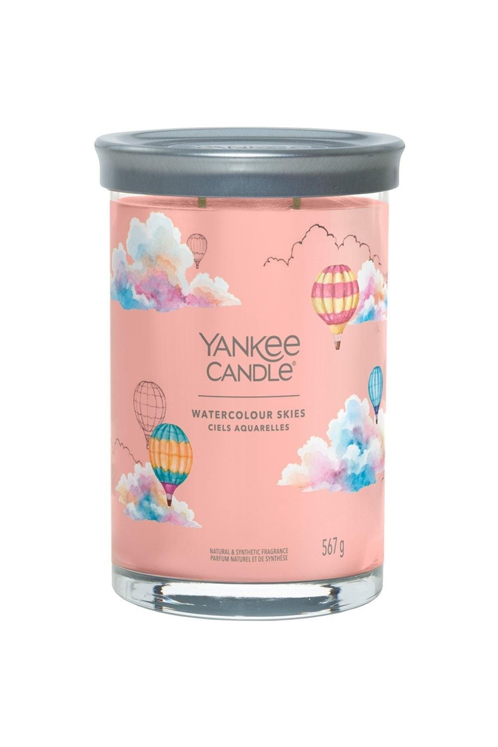 Yankee Candle Signature Large Tumbler Watercolour Skies Pink image 1