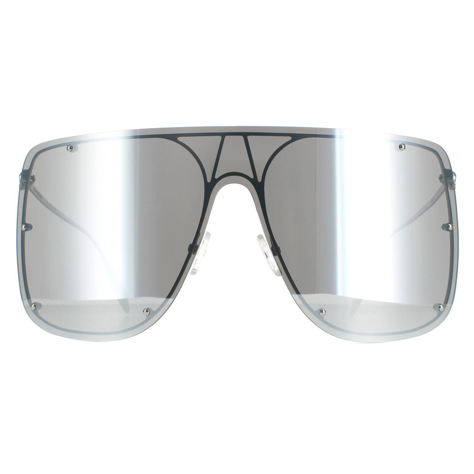 Alexander McQueen Shield Silver  Silver Mirror AM0313S image 1