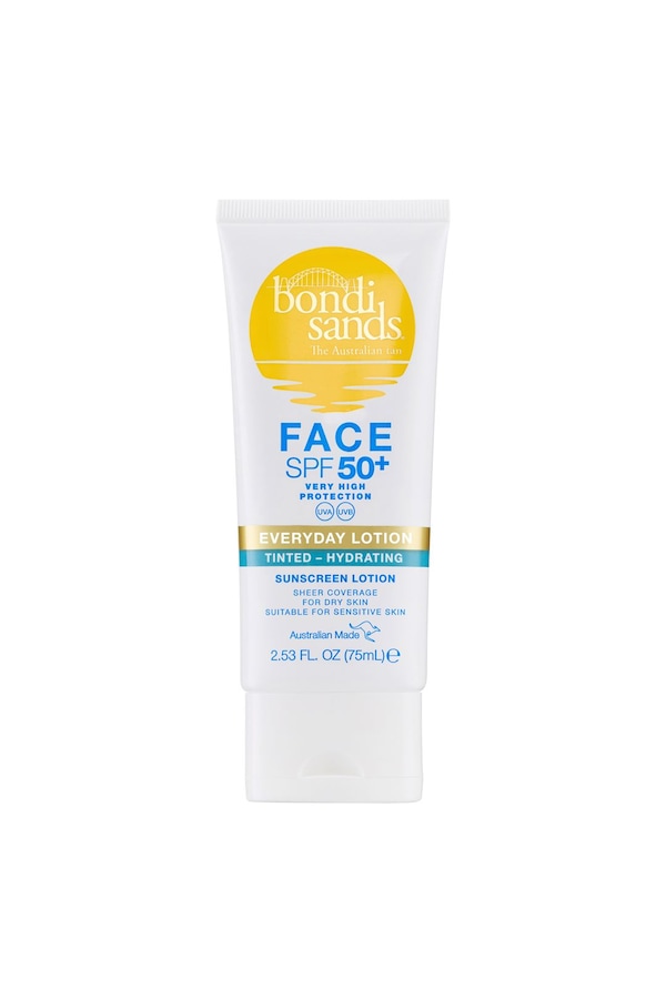 Bondi Sands Tinted Face Moisturizer SPF 50+ Fragrance Free 75ml Multi