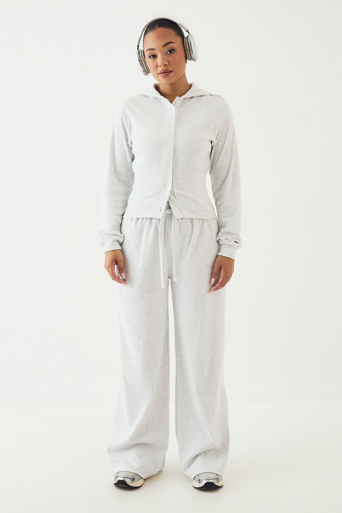 DSGN Studio DSGN Studio Heavy Rib Straight Leg Jogger Ash Grey image 5