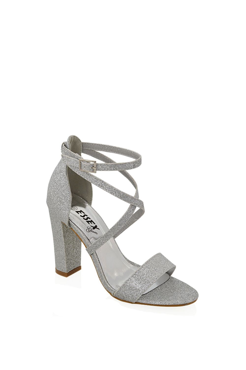 XY London 'Briella' Strappy High Block Heel Sandals image 2
