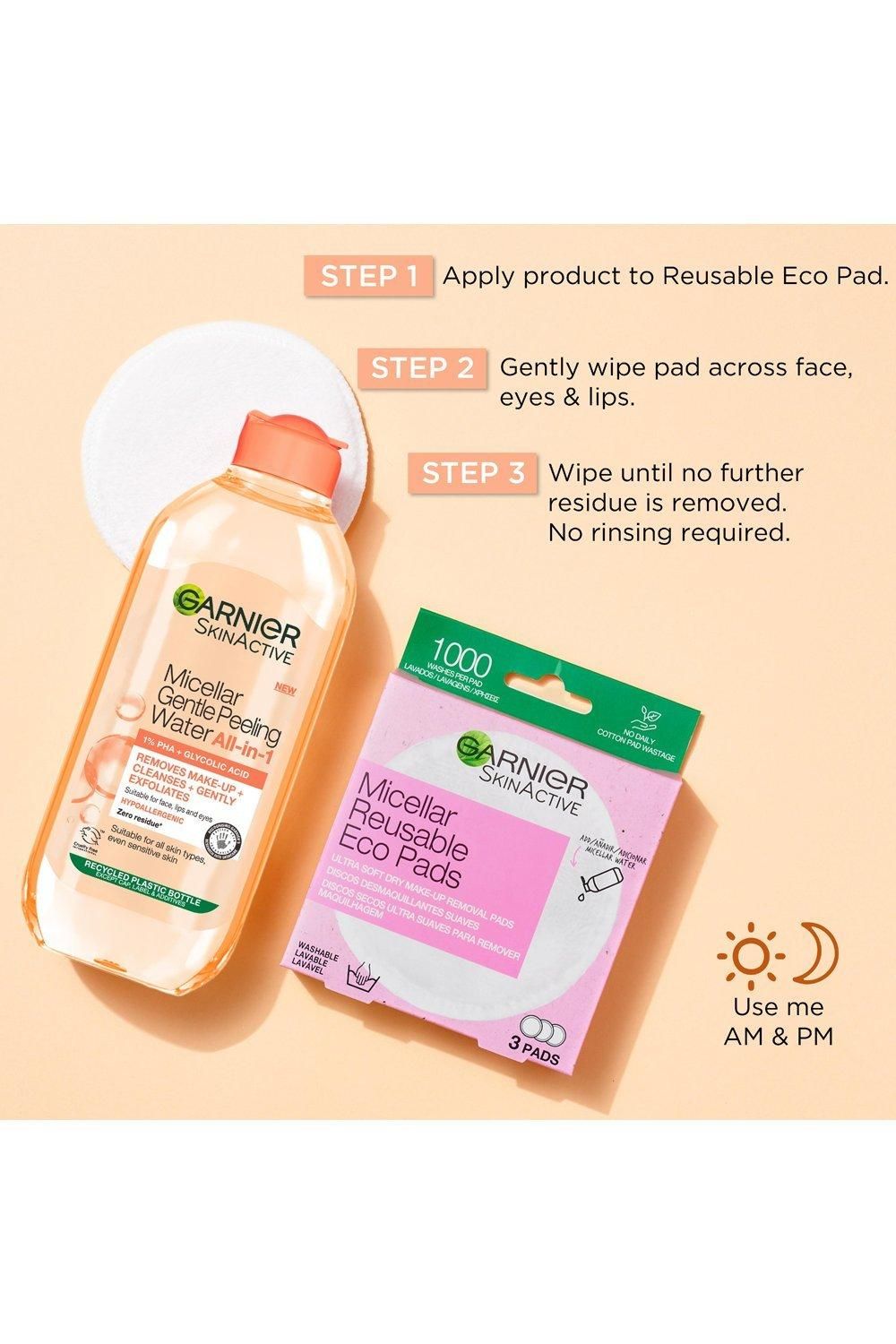 Garnier Micellar Gentle Peeling Water All-in-1 1% PHA & Glycolic Acid Multi image 8