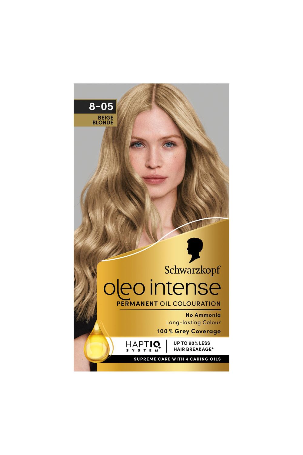 Schwarzkopf Oleo Intense 'Permanent Oil Colour Hair Dye' - 8-05 Beige Blonde image 1