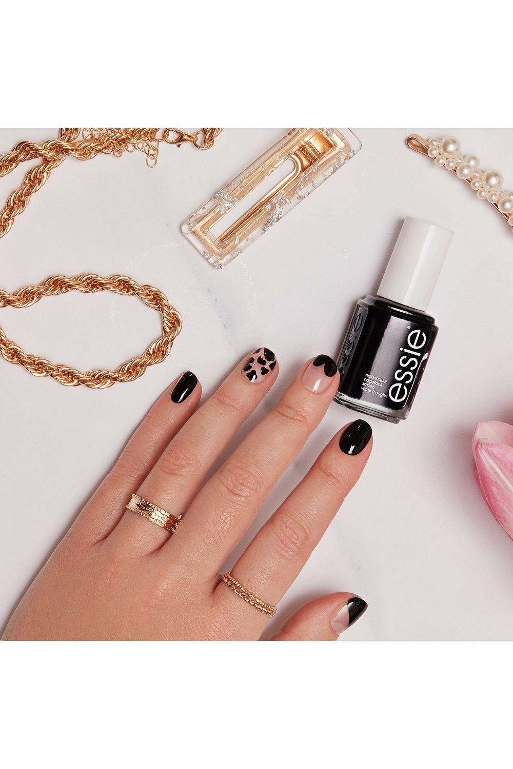 Essie Nail Polish Original High Shine and High Coverage Licorice Dark Black image 6