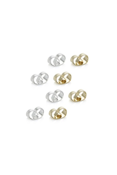 Jon Richard Multi Tone Butterfly Earring Backs- Pack of 4