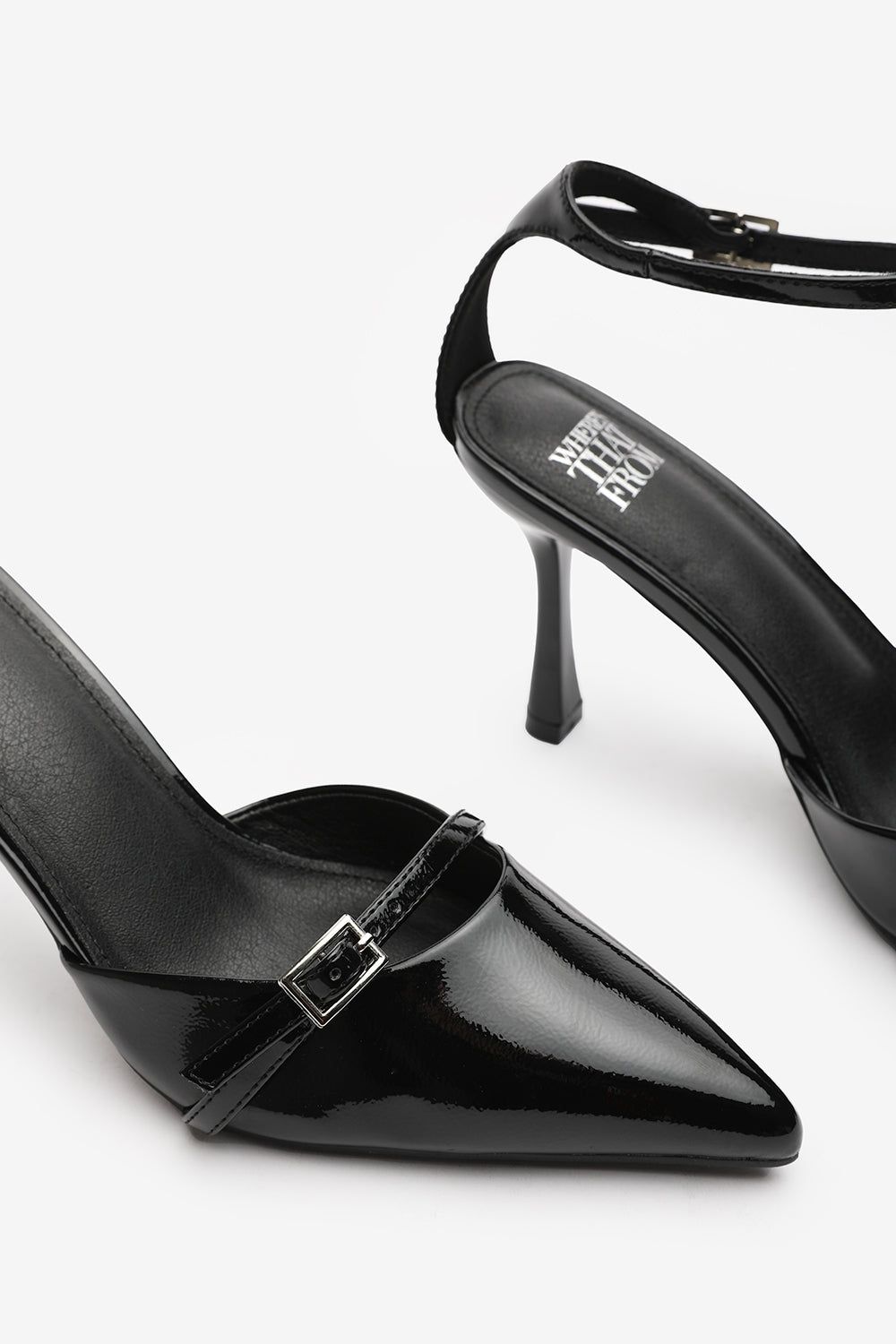 Where's That From 'Katherine' Strappy Pointed Toe High Heels image 4