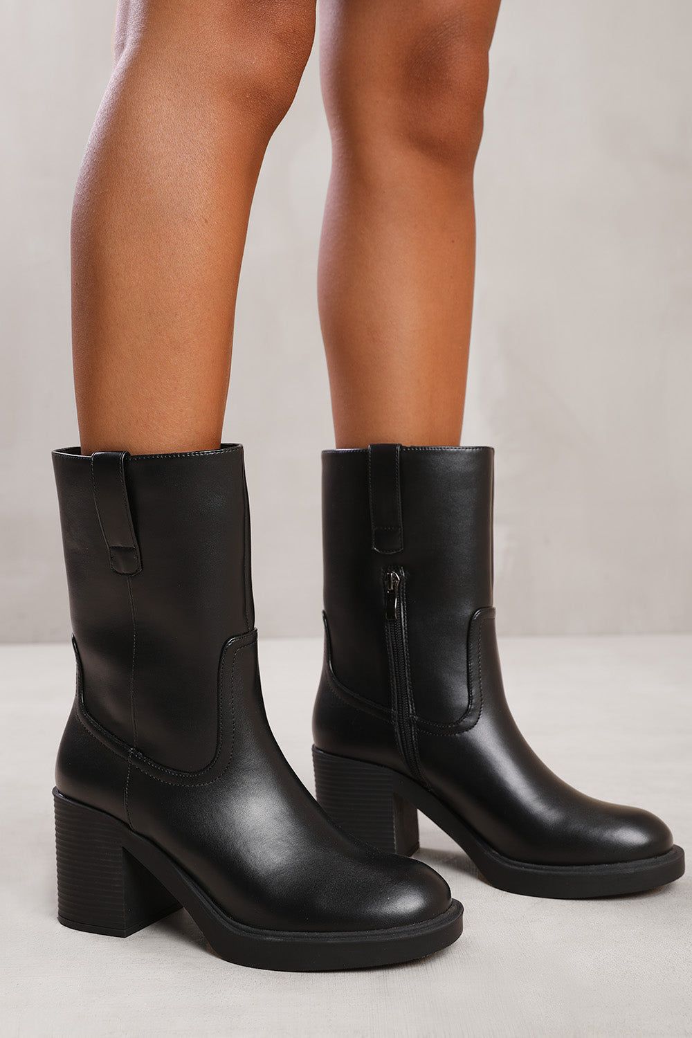 Where's That From 'Beau' Mid Calf Boot With Side Zip image 1