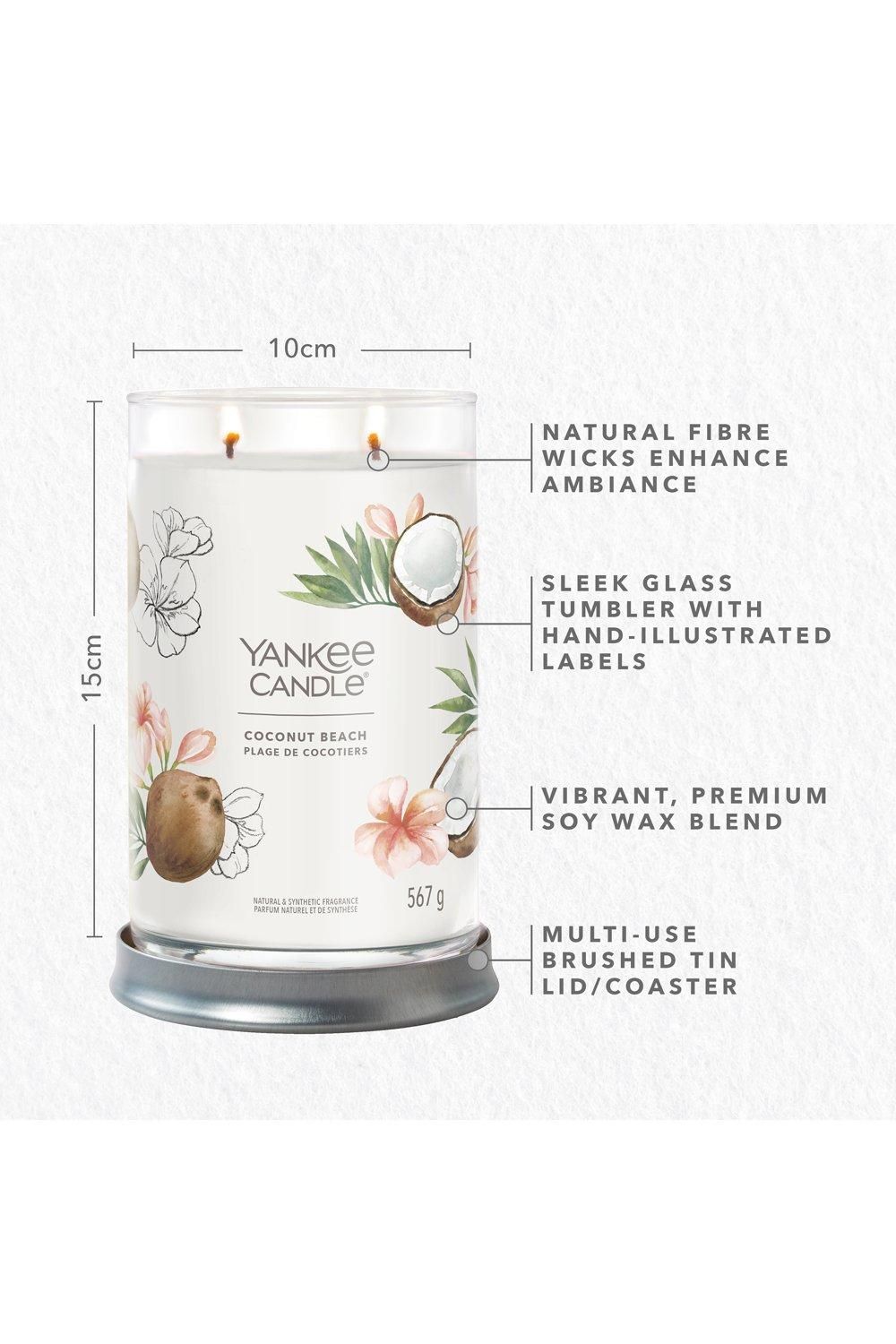 Yankee Candle Signature Large Tumbler Coconut Beach White image 5