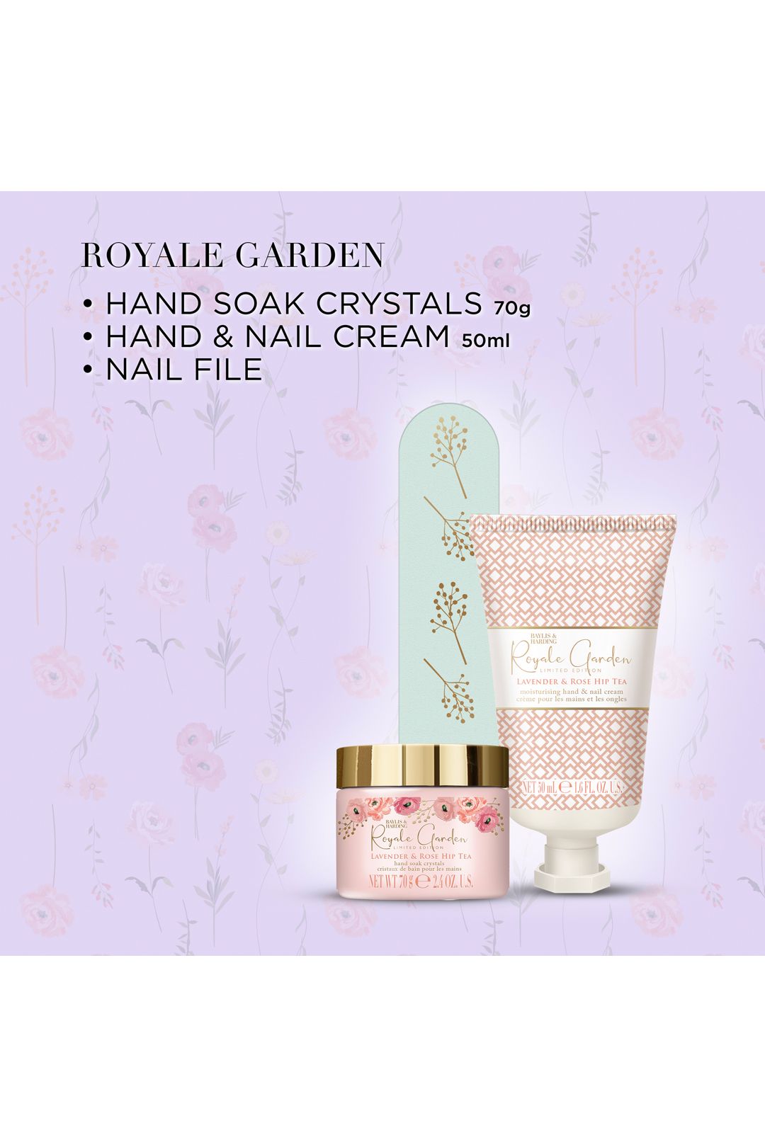 Baylis & Harding Royale Garden Luxury Manicure Gift Set Multi image 4
