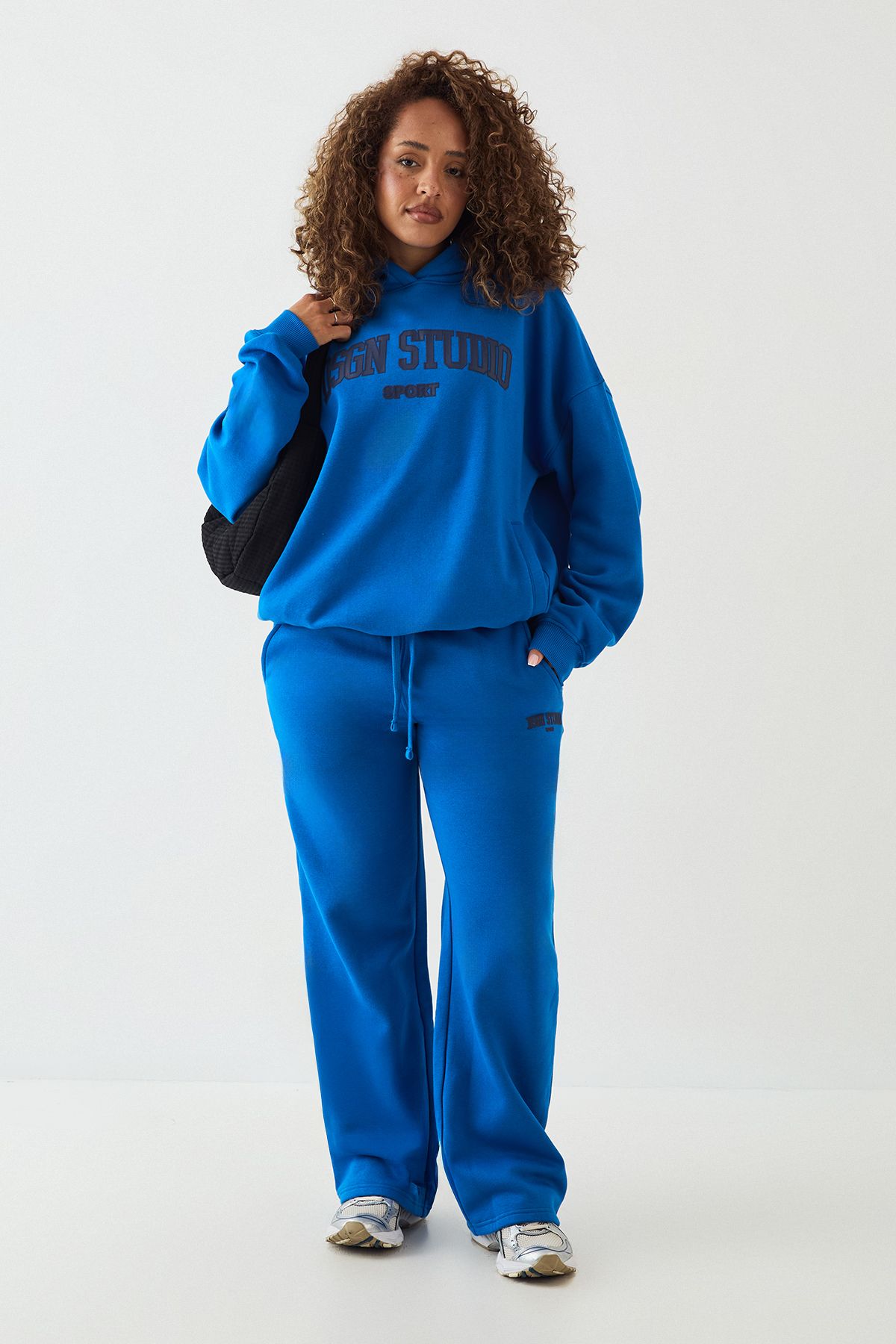 DSGN Studio DSGN Studio Oversized Hooded Tracksuit Cobalt image 5